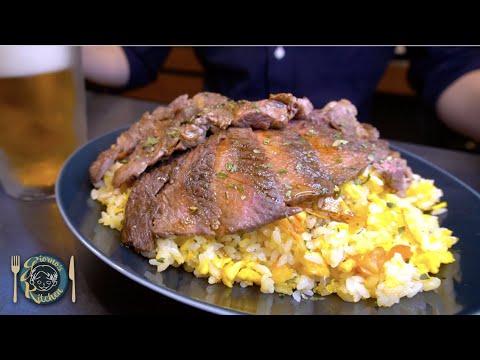 【最高】おうちで作る最高のガーリックステーキ&ガーリックライス【大満足】