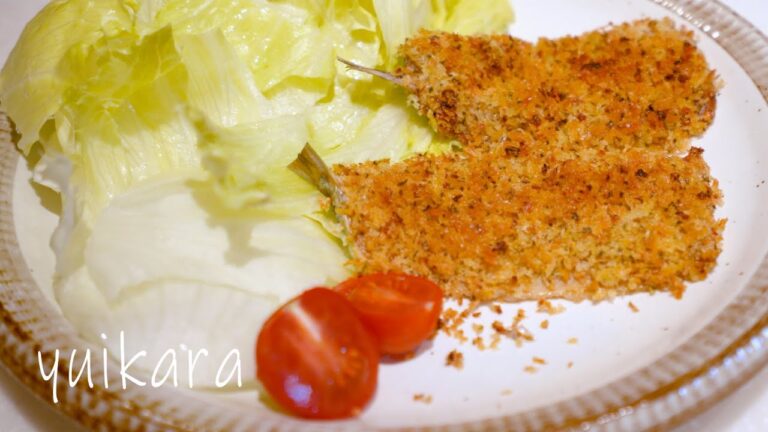 ニンニク好きな人必見！何枚でも食べられるイワシのパン粉焼き