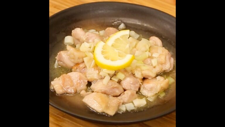 おつまみにピッタリ♪鶏肉のねぎ塩だれ