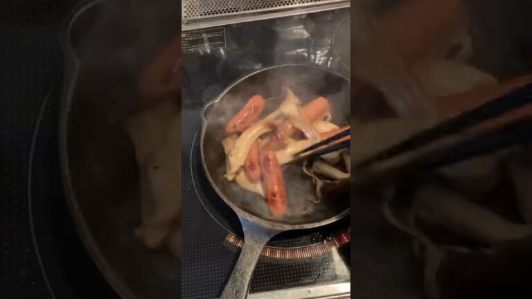 貧味しんぼ　エリンギと粗挽きウインナー炒め