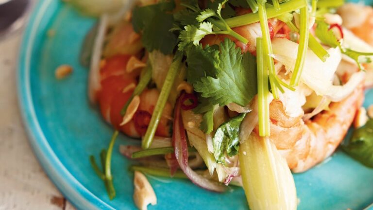 海老とセロリのエスニックサラダ