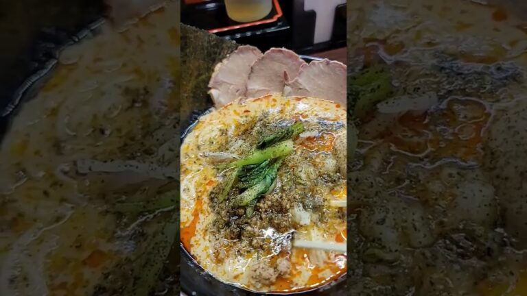【ラーメン】「担々麺こころ家」にて特製麻辣担々麺を食す！#shorts #ラーメン#らーめん
