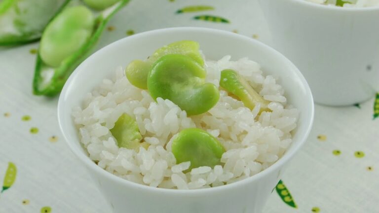 【そら豆ごはん】～簡単メニュー～