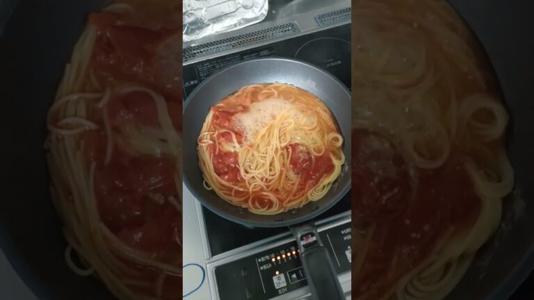 多分トマトスープパスタみたいな味になるはず
