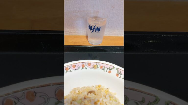 【王将】豚カルビチャーハン＆ホルモン味噌炒め。仕事前の朝食兼昼食(2021.06.25)