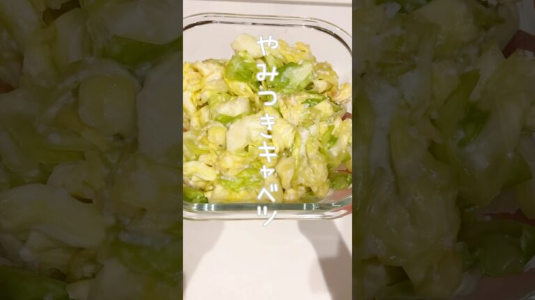 塩麹で半日漬けるだけ！ほったらかし塩麹＆やみつきキャベツ#塩こうじ#キャベツ#無限キャベツ#やみつき#簡単レシピ#ズボラ#ほったらかし#発酵#腸活