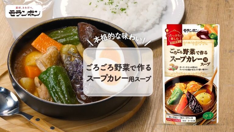 ごろごろ野菜でつくる スープカレー用スープ