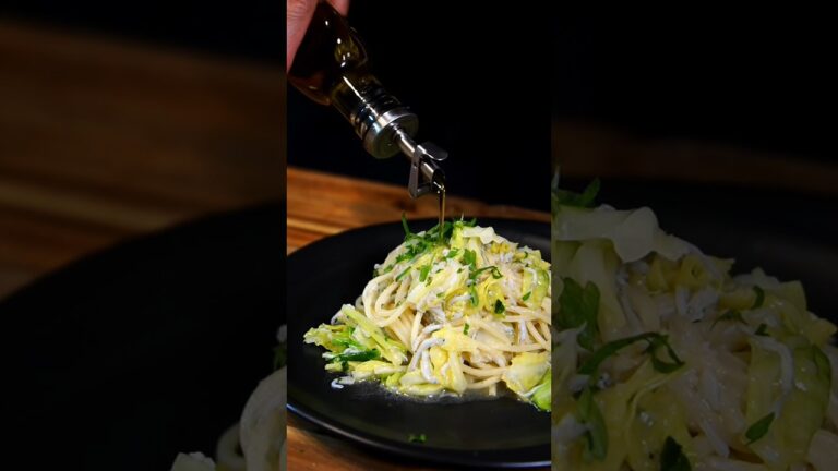 春といえばこのパスタ！！美味しくてとっても簡単！!＃shorts #マンチーニ