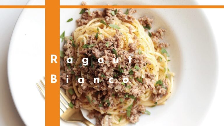 【何度でも作りたい】ひき肉が活躍するラグービアンコの作り方 [パスタレシピはBINANPASTA]