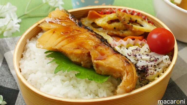 【ねぼすけ弁当】漬けずに完成！ タラ 味噌 焼き 弁当 のレシピ 作り方