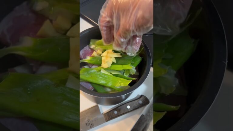 料理下手が初めて豚の角煮に挑戦！#電気圧力鍋#シロカ  #豚の角煮 #豚バラブロック#大根 #チャレンジ #ショート