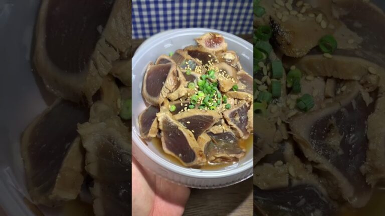 【なか卯】かつおのたたき丼 食べてみた