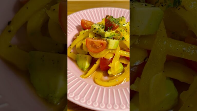 3分で作れるヘルシーマリネがカラフルで美味しすぎてリピート決定しました #簡単レシピ #料理 #ズボラ飯 #時短レシピ #自炊 #ヘルシー #ダイエット #トマト #おうちごはん #おつかれ飯