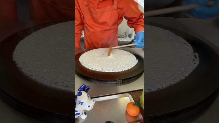 【クレープ】生クリームバナナチョコ！米粉クレープ！ #sweet #クレープ #crepe