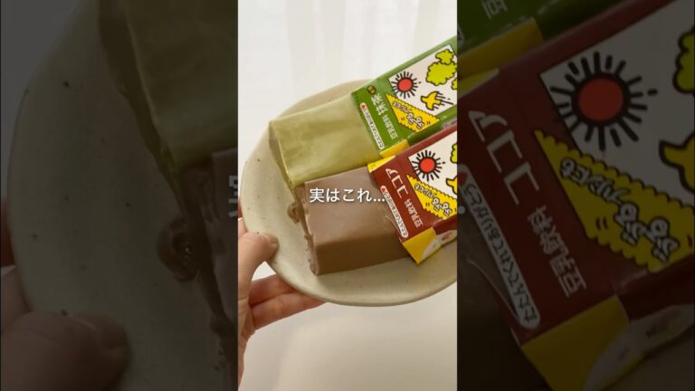 【レンジで簡単】パックそのまま豆乳プリン🍮