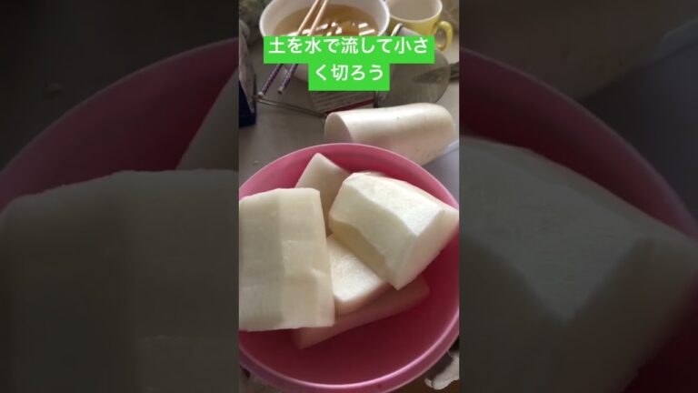 切り干し大根の作り方🥬　　　#farming #japan #short #vegetables #だいこん #はたけ
