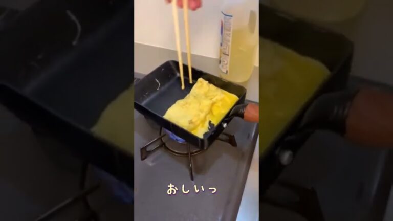 玉子焼き達人(笑)による本日のおつまみ。今日は明太子ふりかけ
