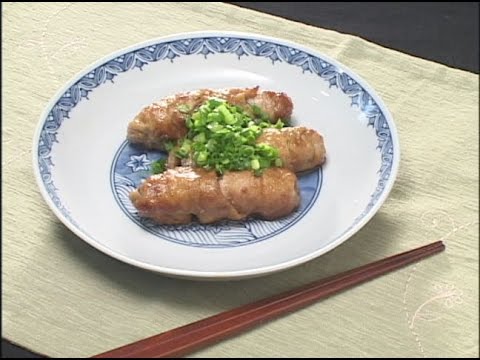 料理レシピ-【こんにゃくの豚肉巻照り焼】｜ナスラックKitchen