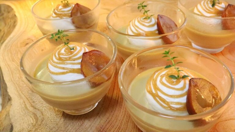 栗のプリンの作り方・レシピ【とろけるマロンプリン】 Pudding of Chestnut Recipe｜Coris cooking