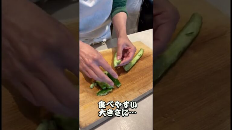 たたききゅうりの作り方