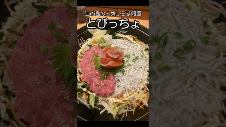 【グルメ】江の島の人気しらす問屋 #江の島 #しらす丼 #グルメ