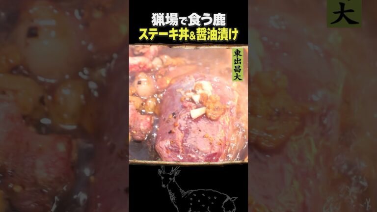 東出昌大 / 鹿ステーキ丼&醤油漬け