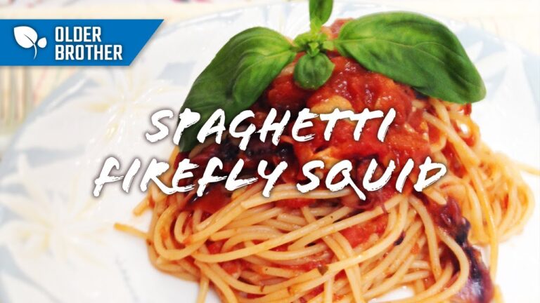 季節の魚介パスタ【ホタルイカのトマトソーススパゲティ】How to make Spaghetti Firefly squid＜KITCHEN TANAKA 兄レシピ＞