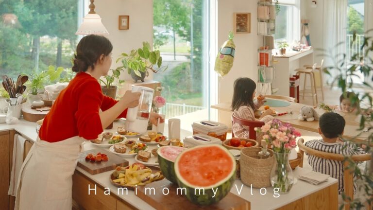 놀러온 가족들 살찌우는게 취미인 친정언니 브이로그 🍉ㅣ시트콤 같은 연휴 일상 🏡