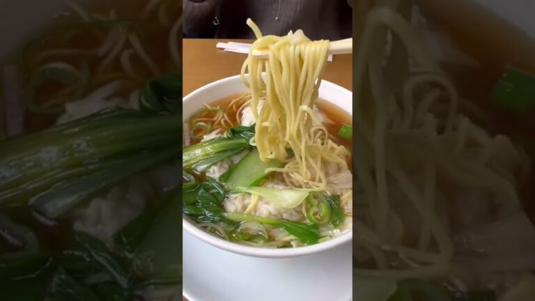 【慶華飯店】横浜中華街の老舗で海老ワンタンメンをいただきます😋