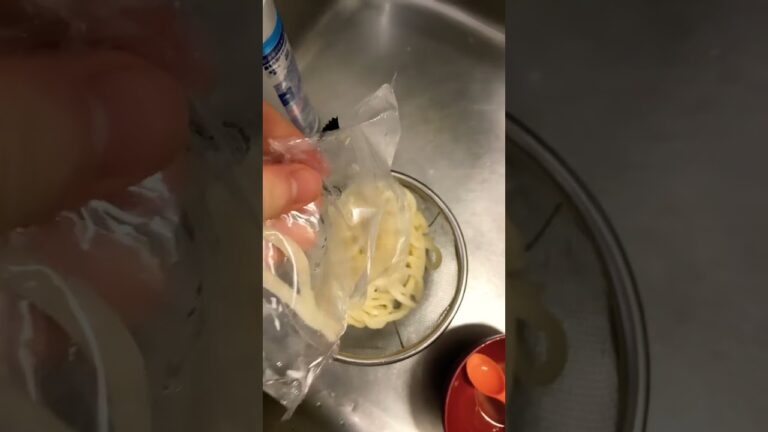 麺つゆで焼きうどん