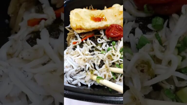 【新商品】釜揚げしらす弁当はカロリー低くてバカ旨い #shorts