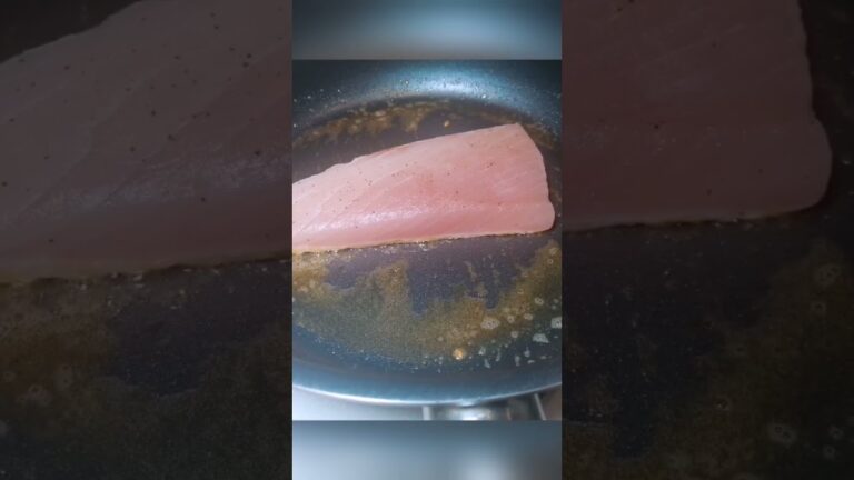 びんちょうマグロのレアステーキのレシピが出来ました。レシピは説明欄へ… #調理師 #料理 #料理動画 #魚#クックパッド#cookingchannel #fish#shorts