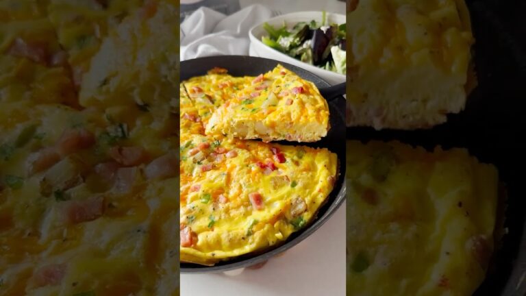 ハムとチーズのフリッタータ