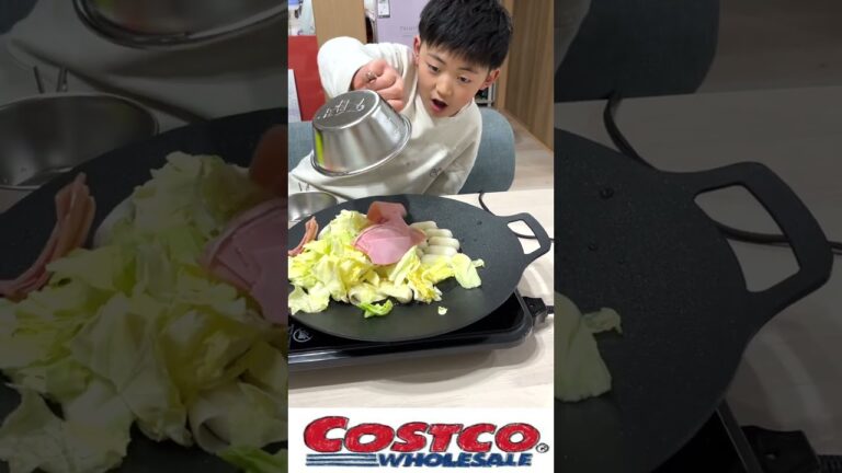 【コストコ】チーズトッポギなかなかの辛さだった #shorts #コストコ #costco #トッポギ #チーズ #マルチグリドル