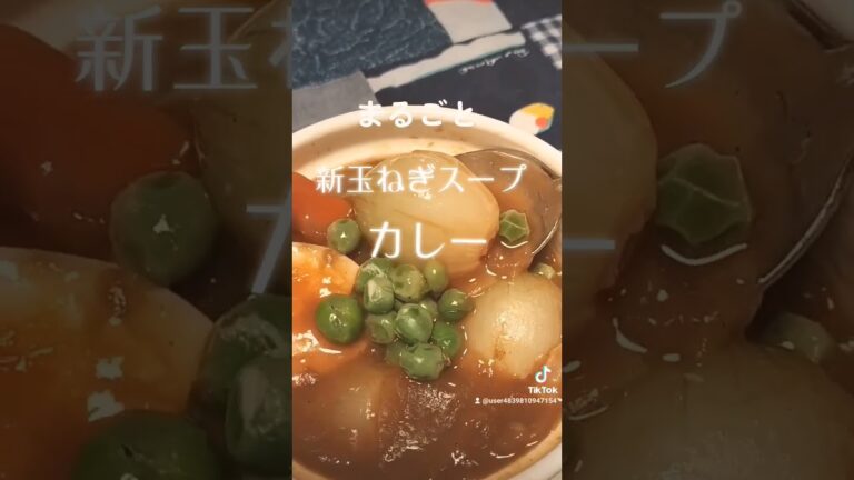 甘くて美味しい‼️【まるごと新玉ねぎスープカレー】おすすめ😋 #food #love #peace #ヘルシー