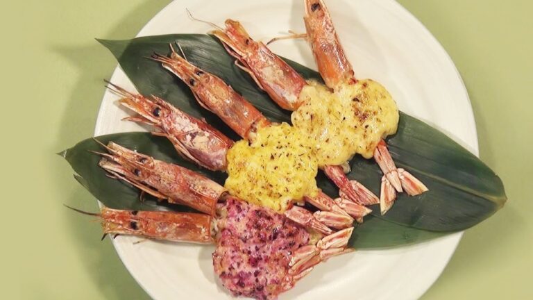 えびの背開きタルタルのせ