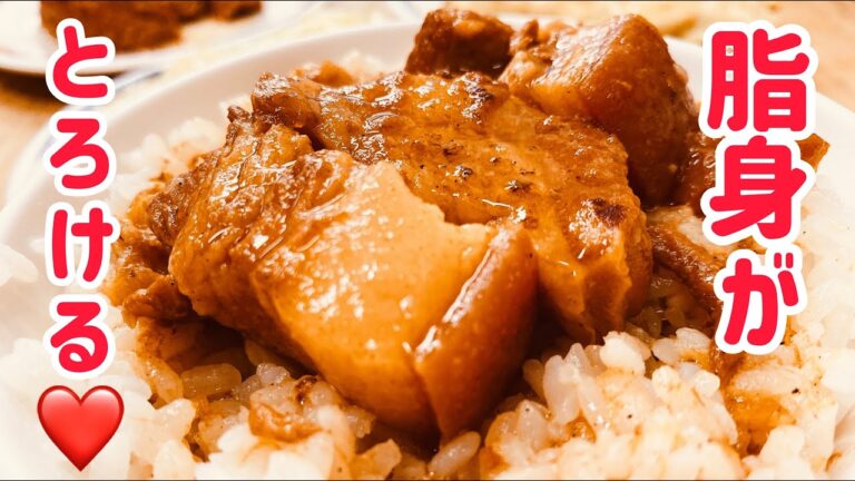 【台湾グルメ④⑦】180円で食べれる脂身トロける豚角煮ご飯！絶品！絶対に食べて欲しい！