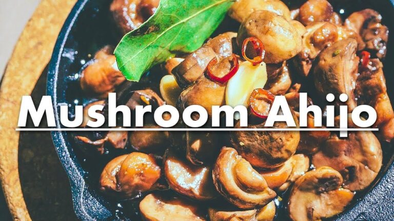 低温調理 マッシュルームアヒージョ Mushroom Ahijo Sous-Vide recipe