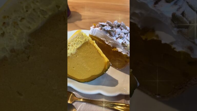 幸せになれちゃう💓秋のカボチャスイーツ🎃#shorts #カボチャ #スイーツ #グルメ #秋 #食べ歩き #sweets #pumpkin