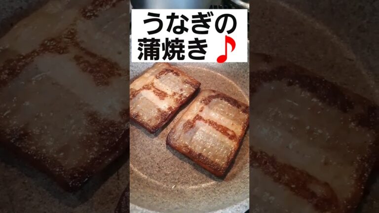 【美味】うなぎが食べたいよ～⤴️オチあり #shorts #鰻#蒲焼き #もどき食品