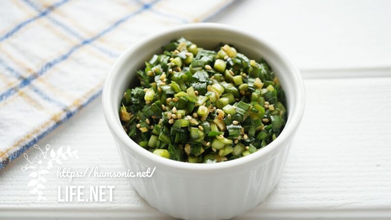 【ロバート馬場さんのニラだれのレシピ】王様のブランチで話題の万能ニラソースの作り方【簡単！豚しゃぶや鶏ハムにもおすすめ】