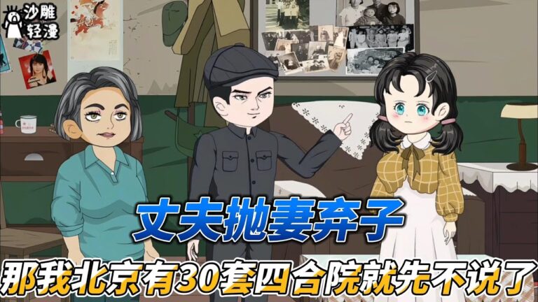 [MULTI SUB]续集动画【丈夫抛妻弃子？那我北京有30套四合院就先不说了】女人意外重回生知青老公抛弃她和孩子回城后的第二天，她果断带着两个孩子改了姓！ #沙雕轻漫  #SDQM