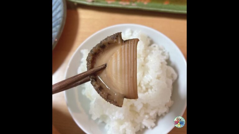 【あわび旨煮】家でもできる！30-40分コトコト炊くだけ【炊いた鮑はスプーンでペロッと剥がれます。煮汁👉水400、酒100、味醂40、醤油40、昆布1枚】