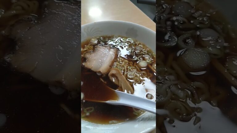 まんぷく食堂　#松本市　＃市場　＃ラーメン　＃豚の生姜焼き丼　＃半ラーメン　＃しょっぱい　＃ランチ　＃美味しい