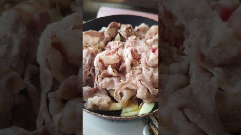 パスタ☆牛肉作とナスのラグー〜ワインとトマトジュース〜 #お家で築地メシ #野菜編