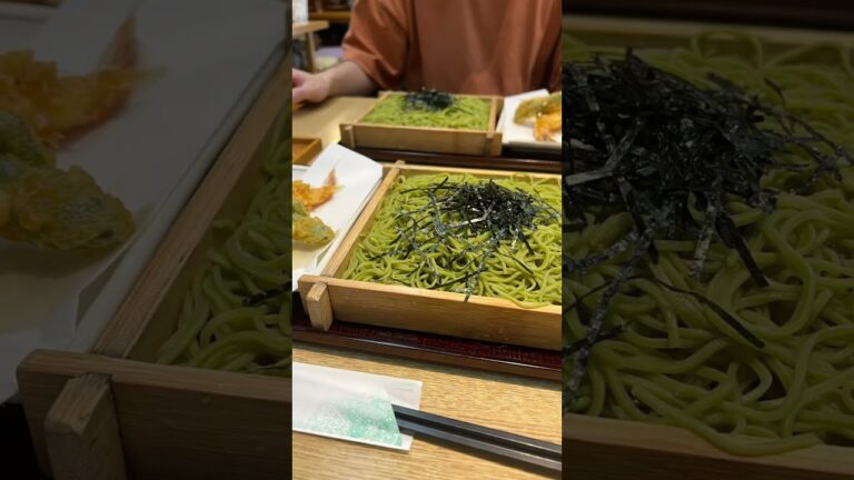 【住宅街に佇む知る人ぞ知る茶そば専門店】#東京グルメ#soba#shorts