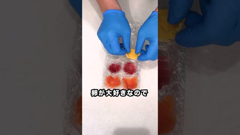 卵パックで作る魔法の手まり寿司テクニック！