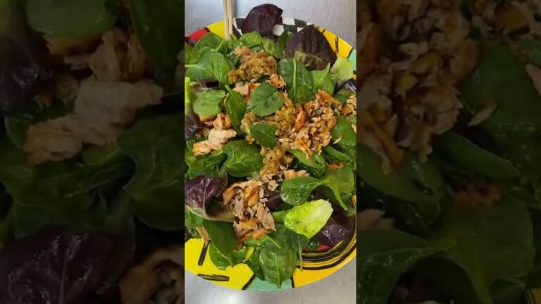 サーモンと納豆サラダ／健康#498