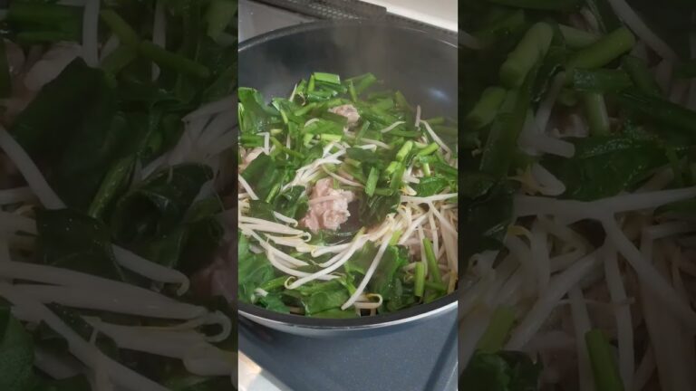 豚肉ともやしのオイスターソース炒め