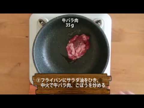 腎臓病対策にも！【牛バラ肉とごぼうのバルサミコ煮】